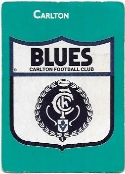 1988 Scanlens (1) Logo Carlton #