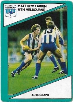 1988 Scanlens (36) Matthew Larkin North Melbourne #