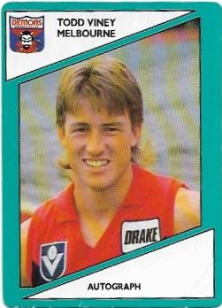 1988 Scanlens (47) Todd Viney Melbourne #
