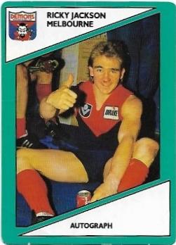 1988 Scanlens (49) Ricky Jackson Melbourne #