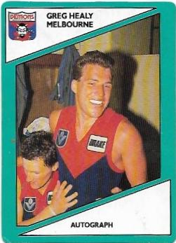 1988 Scanlens (50) Greg Healy Melbourne #