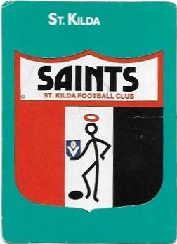 1988 Scanlens (91) Logo St. Kilda