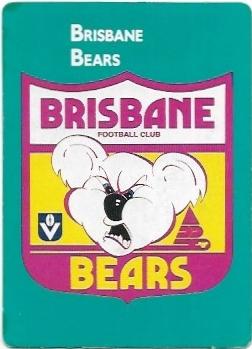 1988 Scanlens (121) Logo Bears #