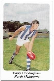 1971 Sunicrust (9) Barry Goodingham North Melbourne #