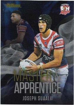 2022 Nrl Traders Master & Apprentice (MA28) Joseph Suaalii Roosters