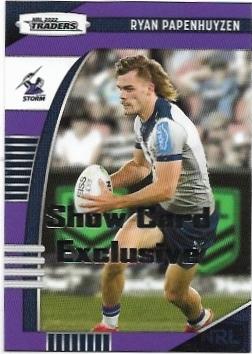 2022 Nrl Traders Factory Sealed Box & FREE Show Card Ryan Papenhuyzen Storm