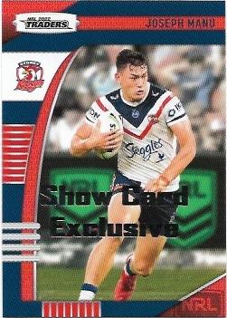 2022 Nrl Traders Factory Sealed Box & FREE Show Card Joseph Manu Roosters