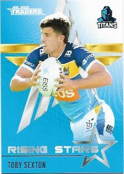 2022 Nrl Traders Rising Stars (RS15) Toby Sexton Titans