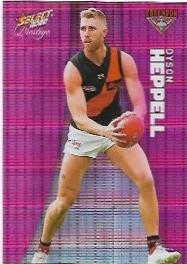 2022 Select Prestige Pink Parallel (39) Dyson Heppell Essendon 313/325