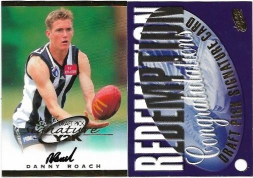 2000 Select Millennium Series Draft Pick Signature (DS7) Danny Roach Collingwood #263