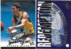 2000 Select Millennium Series Draft Pick Signature (DS11) Darren Glass West Coast #465