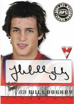 2004 Conquest Draft Pick Signature (DS16) Josh Willoughby Sydney 308/700