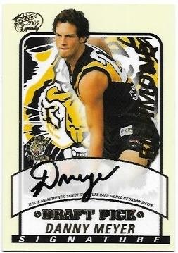 2005 Dynasty Draft Pick Signature (DS12) Danny Meyer Richmond 523/600