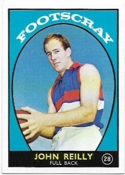 1968 A Scanlens (28) John Reilly Footscray *