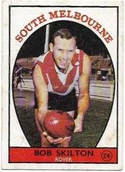1968 A Scanlens (24) Bob Skilton South Melbourne *