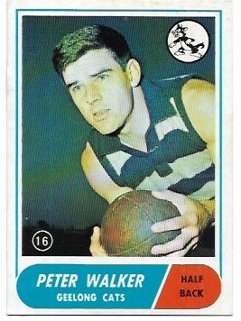 1969 Scanlens (16) Peter Walker Geelong *