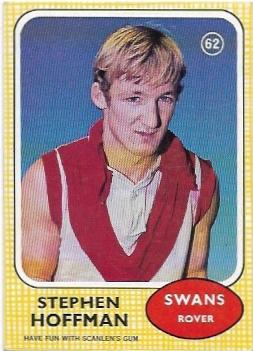 1970 Scanlens (62) Stephen Hoffman South Melbourne *