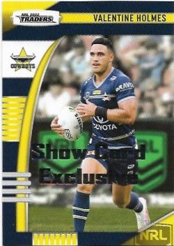 2022 Nrl Traders Show Card Exclusive (087) Valentine Holmes Cowboys