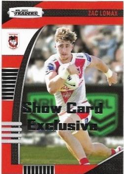 2022 Nrl Traders Show Card Exclusive (126) Zac Lomax Dragons
