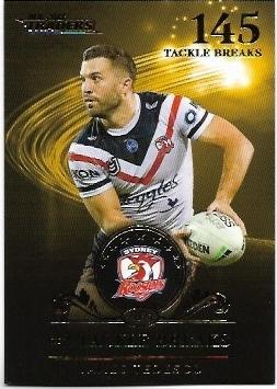 2022 Nrl Traders League Leader Gold (LL 8 / 9) James Tedesco Roosters