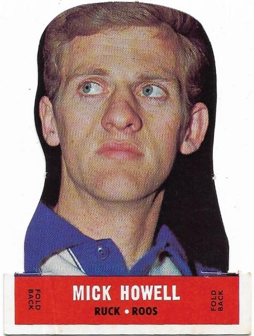 1969 Scanlens Die Cut Mick Howell North Melbourne