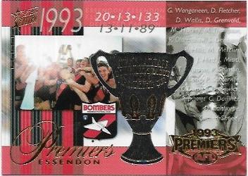 1993 Essendon – 2003 Select XL Ultra (PC4) Premiership Commemorative #317