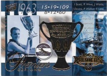 1963 Geelong – 2003 Select XL Ultra (PC11) Premiership Commemorative #093