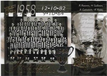1958 Collingwood – 2004 Select Ovation (PC20) Premiership Commemorative #200