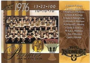 1976 Hawthorn – 2008 Select Classic (PC46) Premiership Commemorative 119/550