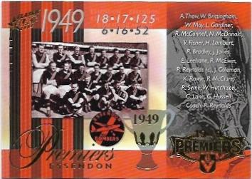 1949 Essendon – 2008 Select Classic (PC51) Premiership Commemorative 072/550