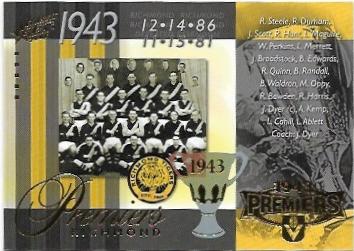 1943 Richmond – 2008 Select Classic (PC53) Premiership Commemorative 466/550