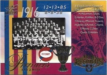 1916 Fitzroy – 2011 Select Infinity (PC73) Premiership Commemorative 171/400