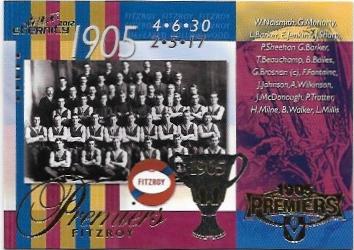 1905 Fitzroy – 2012 Select Eternity (PC87) Premiership Commemorative 310/400 **
