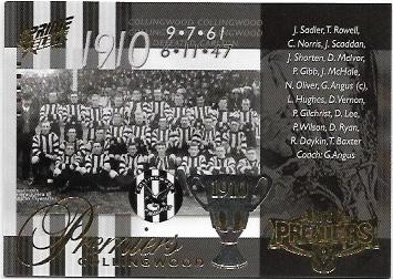1910 Collingwood – 2013 Select Prime (PC93) Premiership Commemorative 189/560 **