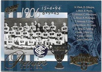 1906 Carlton – 2013 Select Prime (PC94) Premiership Commemorative 422/560