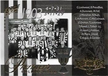 1903 Collingwood – 2013 Select Prime (PC96) Premiership Commemorative 289/560