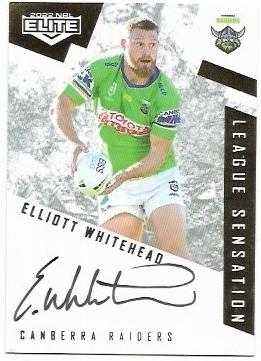 2022 Nrl Elite League Sensation (LS02) Elliott Whitehead Raiders 57/60