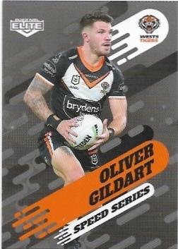 2022 Nrl Elite Speed Series (SS31/44) Oliver Gildart Wests Tigers
