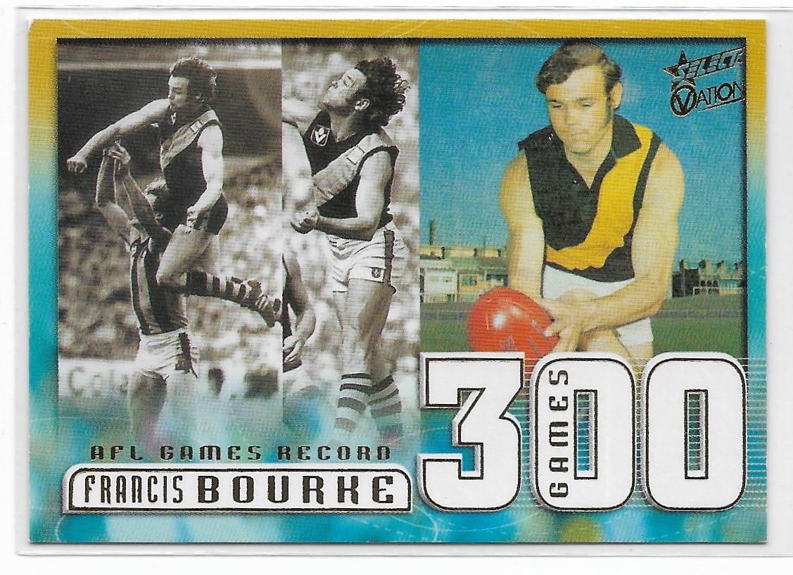 2004 Select Ovation 300 Game Case Card (CC13) Francis Bourke Richmond