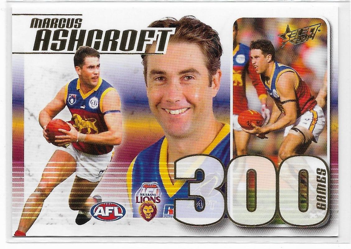 2014 Select Champions 300 Game Case Card (CC52) Marcus Ashcroft Brisbane #191