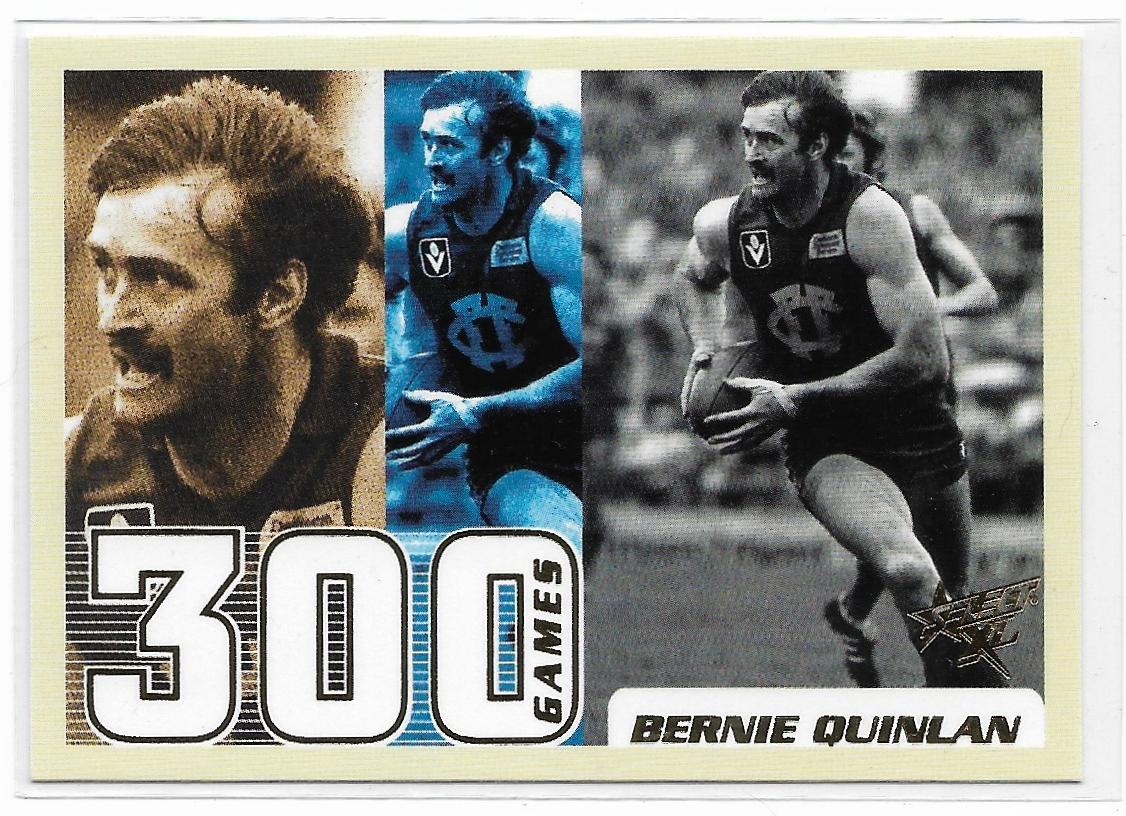 2003 Select XL 300 Game Case Card (CC8) Bernie Quinlan Footscray / Fitzroy