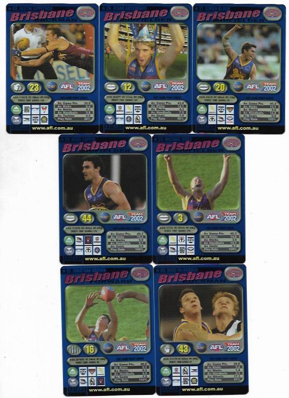 2002 Teamcoach Team Set Blue Prize – Brisbane