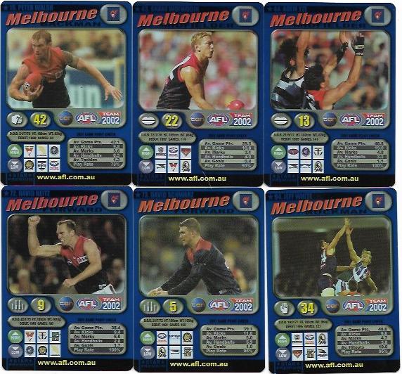 2002 Teamcoach Team Set Blue Prize – Melbourne