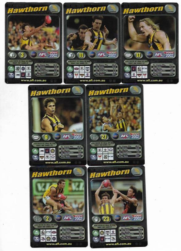 2002 Teamcoach Team Set Silver – Hawthorn