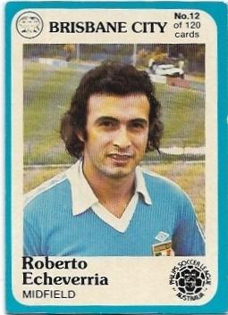 1978 Scanlens Soccer (12) Roberto Echeverria Brisbane City