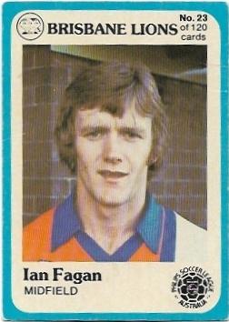 1978 Scanlens Soccer (23) Ian Fagan Brisbane Lions