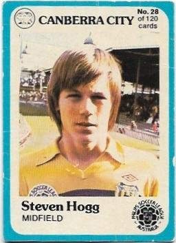 1978 Scanlens Soccer (28) Steven Hogg Canberra City