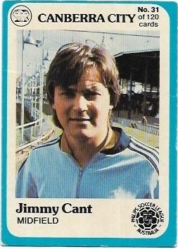 1978 Scanlens Soccer (31) Jimmy Cant Canberra City