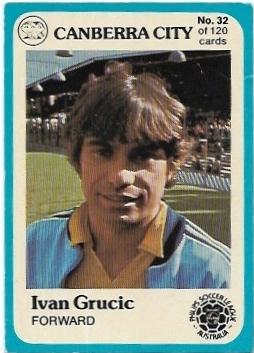 1978 Scanlens Soccer (32) Ivan Grucic Canberra City
