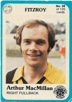 1978 Scanlens Soccer (36) Arthur MacMillan Fitzroy